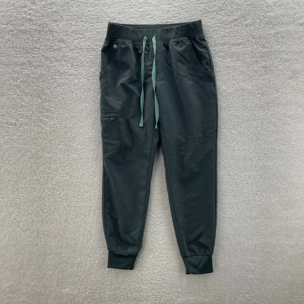 Figs Pants Womens Small Green Zamora Jogger Scrub Nurse Doctor Vet Medical